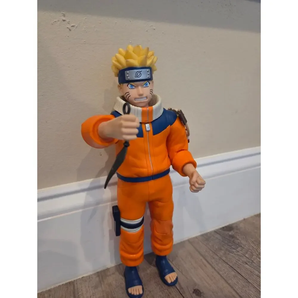 Naruto Uzumaki Interactive Action Figure – Sound Effects & Kunai – Approx. 12